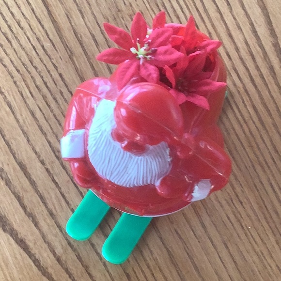 Vintage 1950’s Rosen Rosbro Santa on skis hard plastic candy holder - Picture 11 of 13